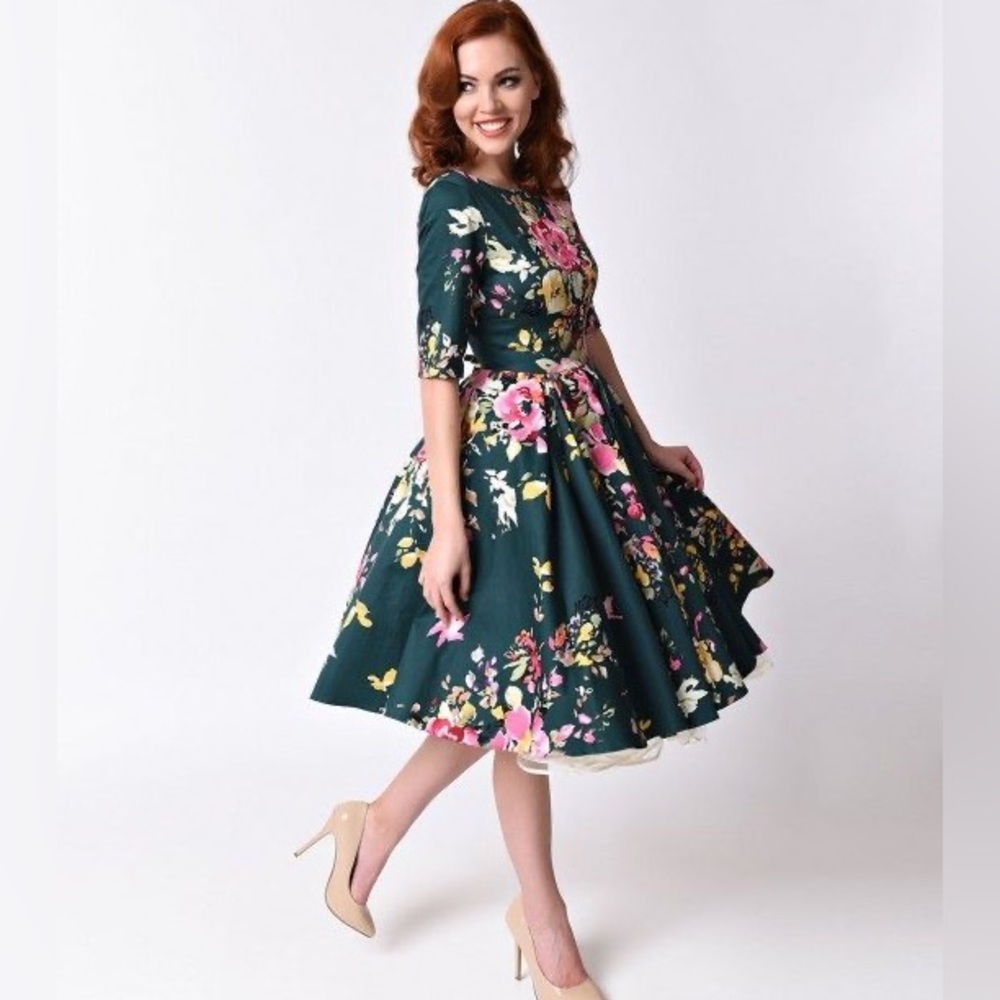 The Pretty Dress Company, The Hepburn in Seville print
